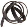 Bred läderrem 3.0mm 13mm bred svart 170cm