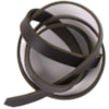 Bred läderrem 3.0mm 17mm bred svart 200cm