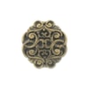 Concho Bella antik brons rund 19mm