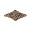 Concho Bella antik koppar romb 19x38mm