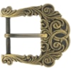Bältesspänne Bella antik brons 3.2cm