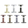 Nit rund dubbelkapslad Ø13x12mm 100st antik silver