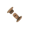 Nit rund dubbelkapslad Ø7x7mm 100st antik koppar