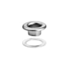 Öljetter med bakplatta Ø8.5mm 100st antik silver