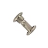 Nit rund dubbelkapslad Ø6x6mm 100st antik silver