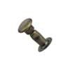 Nit rund Ø6x6mm 100st antik mässing