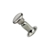 Nit rund Ø6x6mm 100st silverfärg