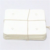 Brickbandsbrickor 4-håls 8.0x8.0cm vit 20st BB21
