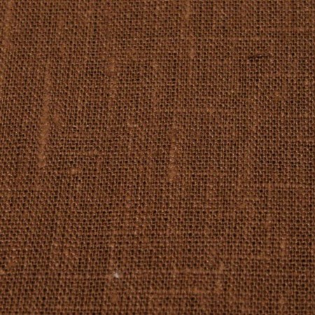 brunt linnetyg till kläder och inredning