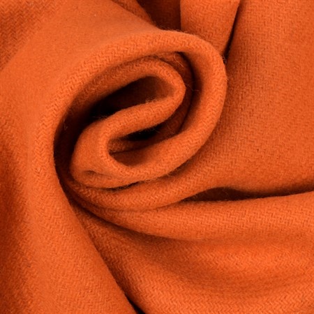 orange kläde kypert tunt smidigt mjukt ylletyg till kläder
