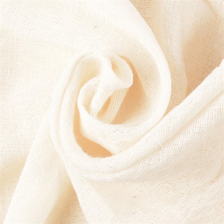 vitt våfflat krinklat mjukt naturvitt linnetyg till handdukar