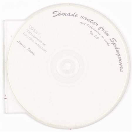 CD Beskrivning Nålbindning Sömade vantar N003 utgående