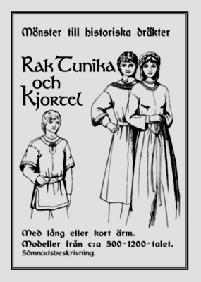 mönsterhäfte med instruktion till medeltida kjortel & tunika