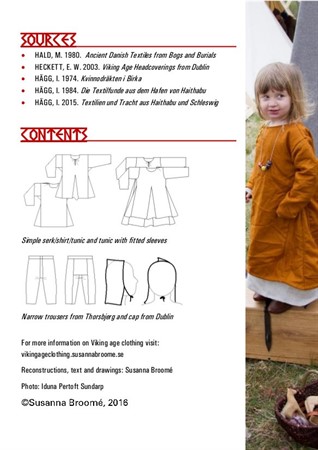 patterns for making childrens viking clothing