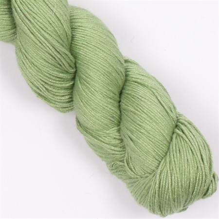 grönt sextrådigt tjockt äkta silkesgarn rani 50g