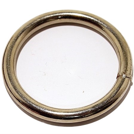 stor o-ring 4,5cm silverfärgad