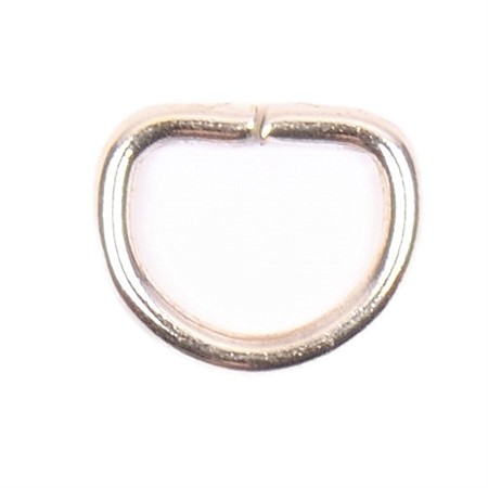 13mm silverfärgad öppen d-ring