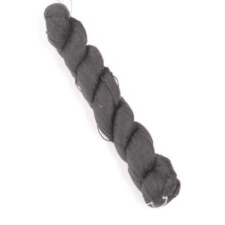svart mjukt tvåtrådigt silkesgarn 20/2 50g