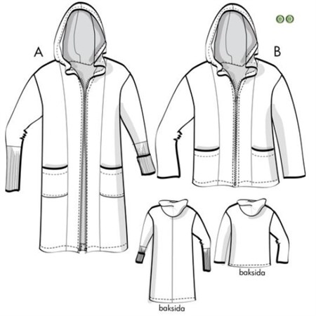 symönster svenska mönster hoodies till barn och vuxna