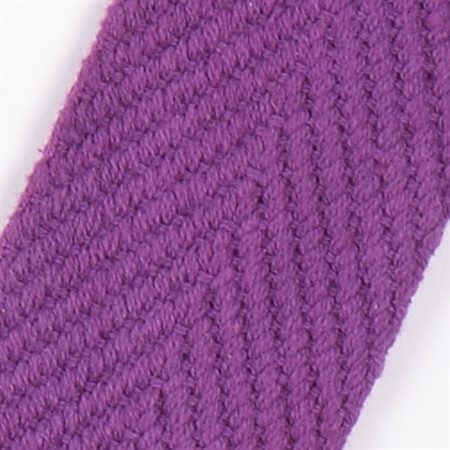 lila 15mm vävt textilband i bomull på hel rulle