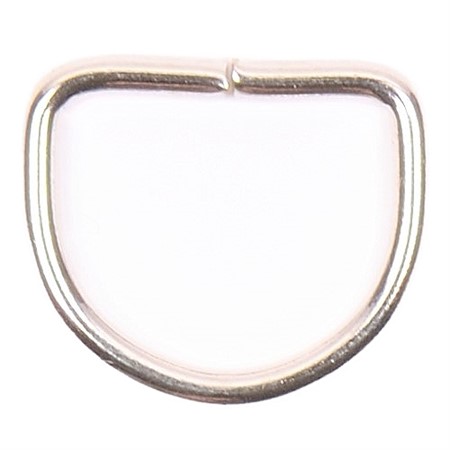 20mm silverfärgad öppen d-ring