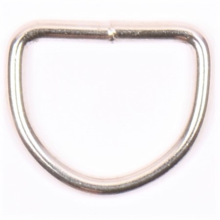 25mm silverfärgad öppen d-ring