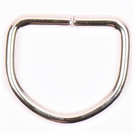 30mm silverfärgad öppen d-ring