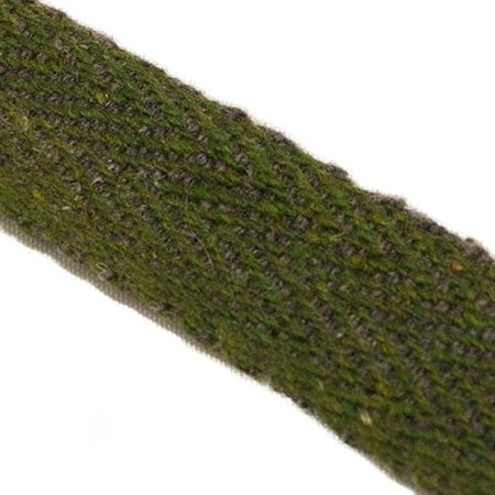 grön grå 25mm brett ylleband